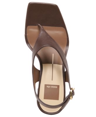 Women's Yves Square Toe Thong Dress Sandals