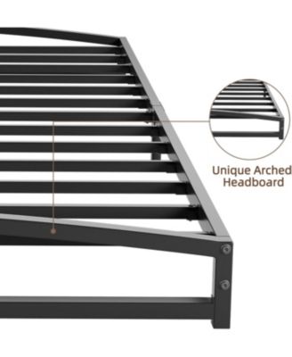  10 Inch Metal Platform Bed Frame - Low Profile Noise-Free Non-Slip