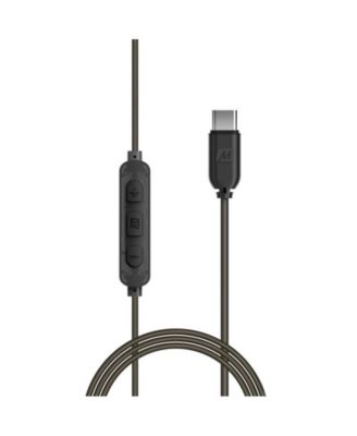 M6 In-Ear Sports Headphones with Memory Wire and Headset (USB-C Plug)