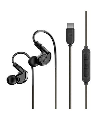 M6 In-Ear Sports Headphones with Memory Wire and Headset (USB-C Plug)