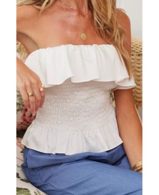 Women's BISHOP + YOUNG Isabelle Strapless Tiered Top