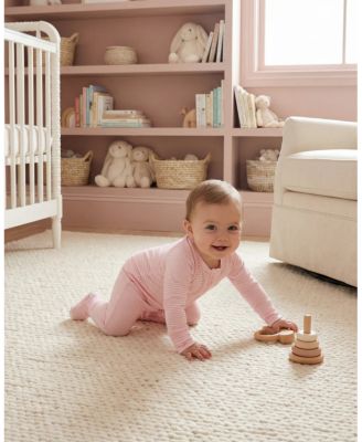 Baby Girls Peony Stripe Bamboo Sleeper