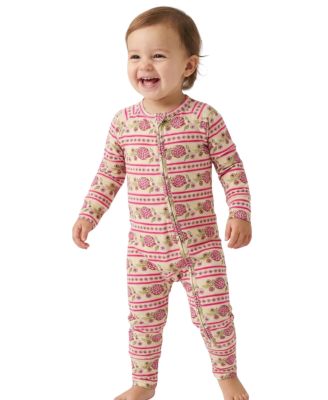 Baby Girl's Pomegranate Soiree Bamboo Sleeper