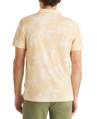 Men's Floral Print Golf Polo Shirt