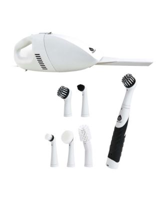 Deep Cleaning Duo Bundle: Cordless Power Scrubber Cleaning Brush  Pursonic Car Vacuum Cleaner