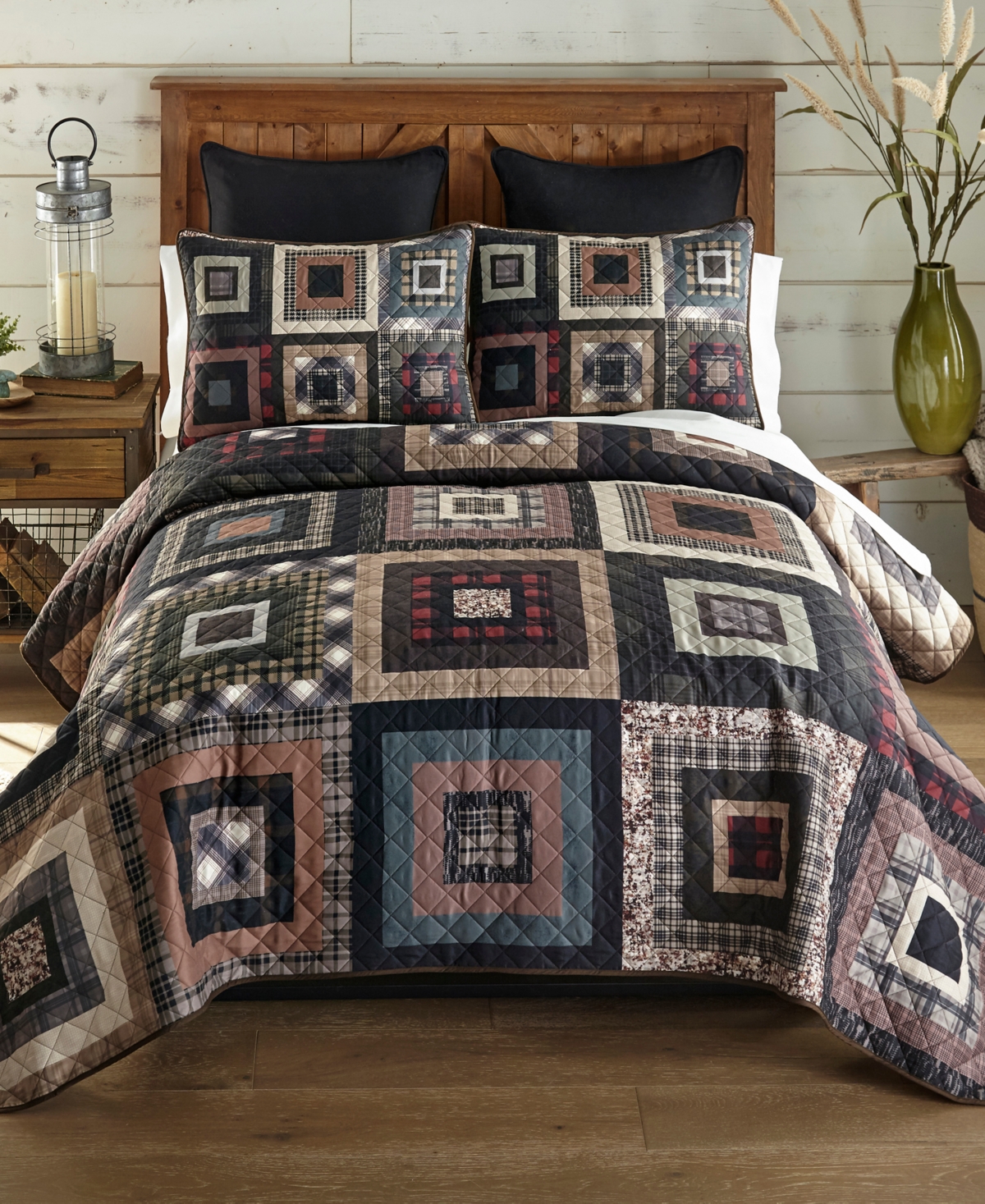 Donna Sharp Lodge Square -Pc. Quilt Set