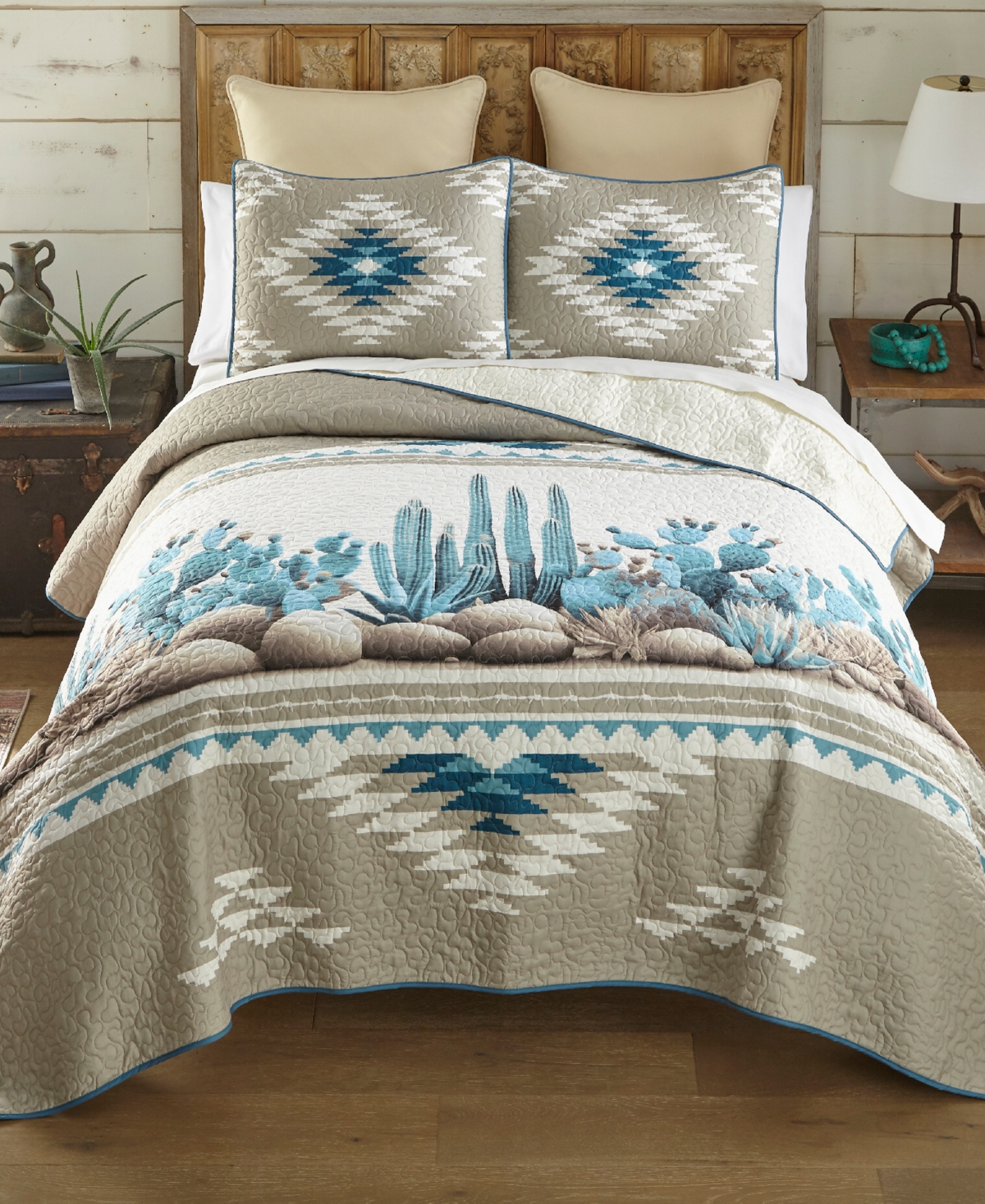 Donna Sharp Cacti Soft 3-Pc. Quilt Set