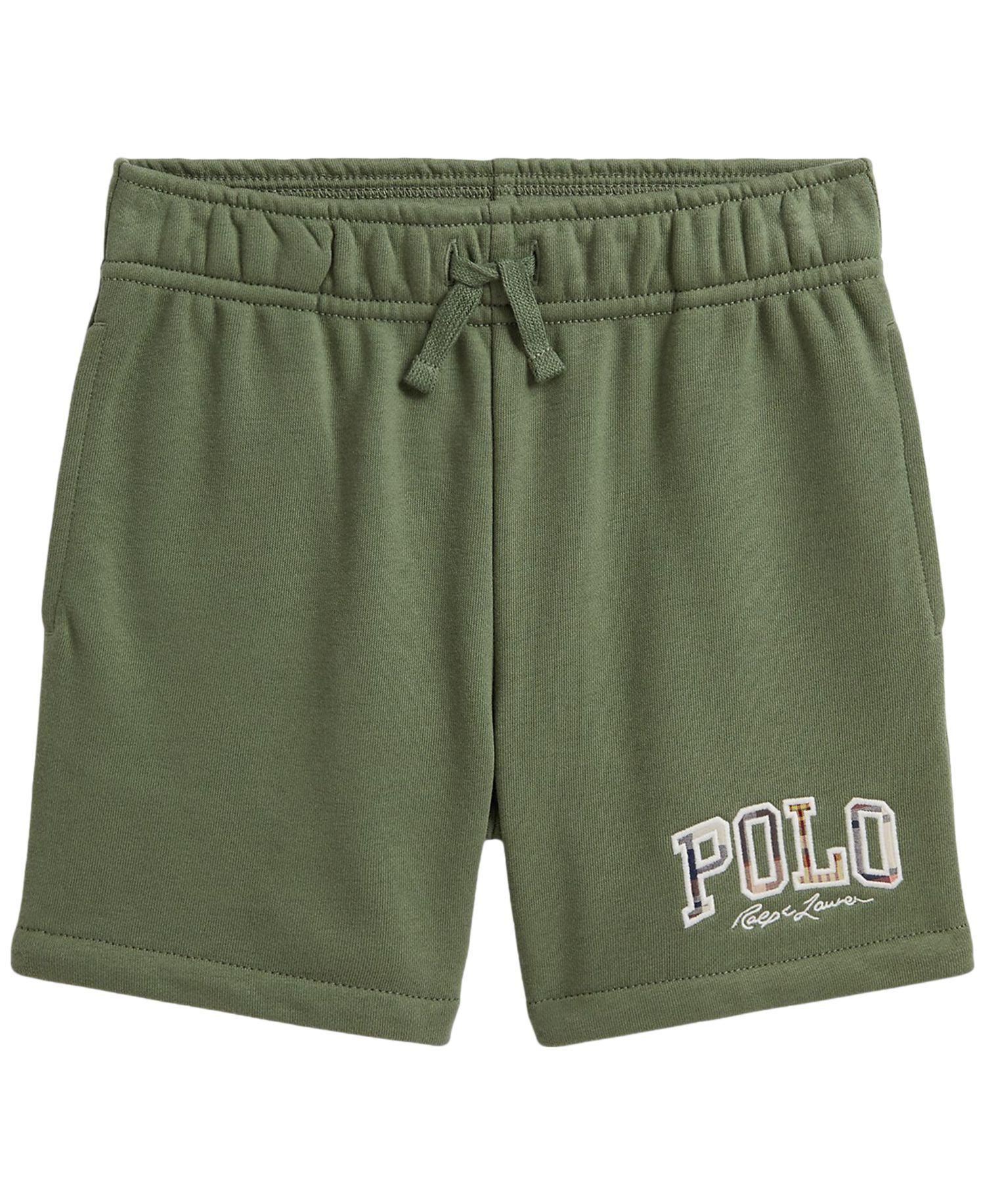 Boys' 2-7 Madras-Logo French Terry Shorts