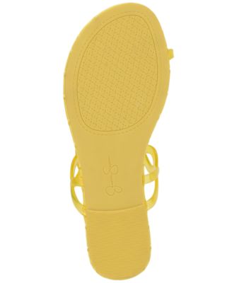 Jessica Simpson Women's Aloni Jelly Toe-Ring Flat Sandals - Macy's