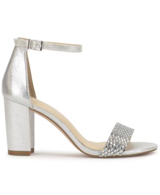 Women's Sahino Block Heel Rhinestone Dress Sandals
