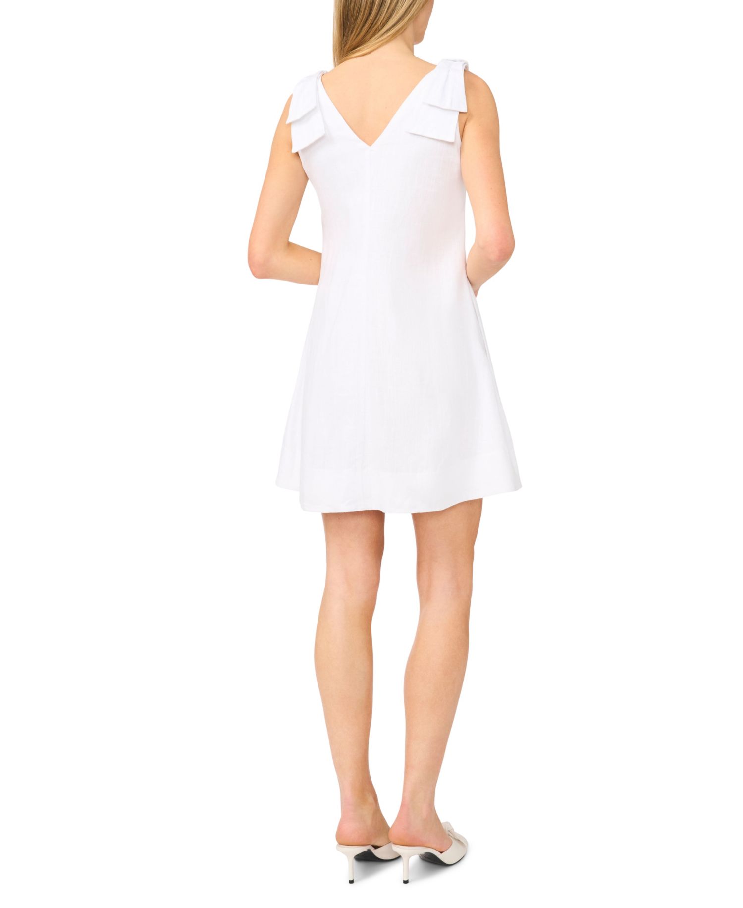 Women's V-Neck A-Line Mini Dress