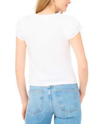 Women's Crewneck Cotton Knit T-Shirt