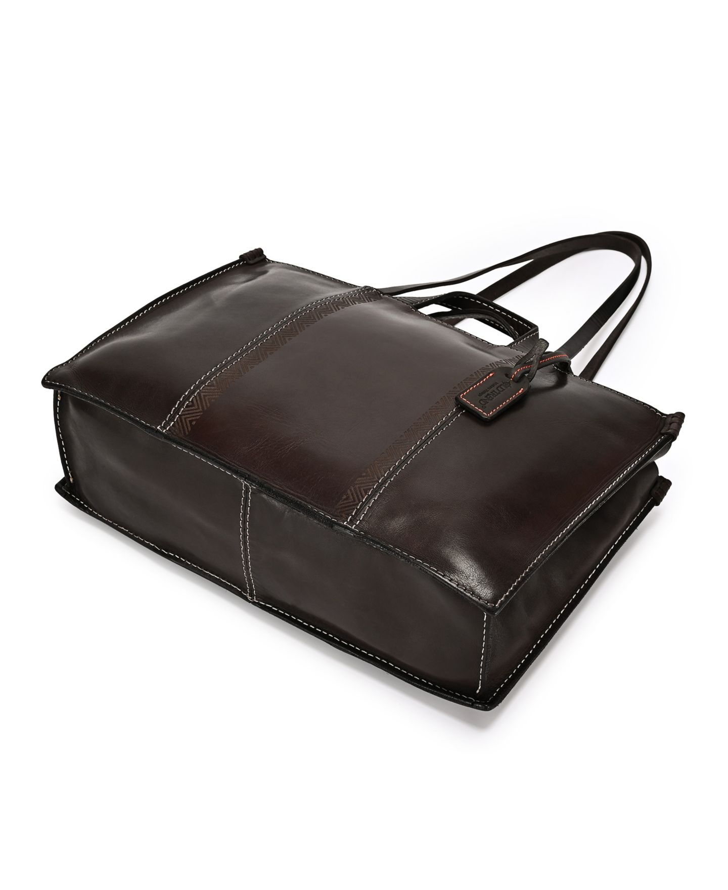 Женская сумка OLD TREND Freesia Large Top Handle Tote Handbag, цвет: Кофейный коричневый — фото 5