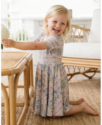 Toddler Girls' Spring Cascade Bamboo Twirl Dress
