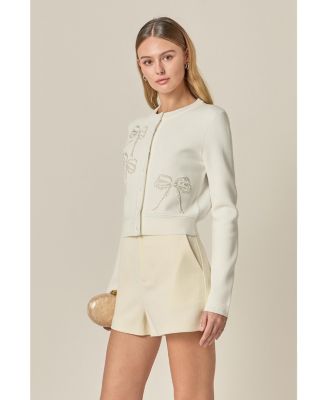 Women's Bow Detail Cardigan