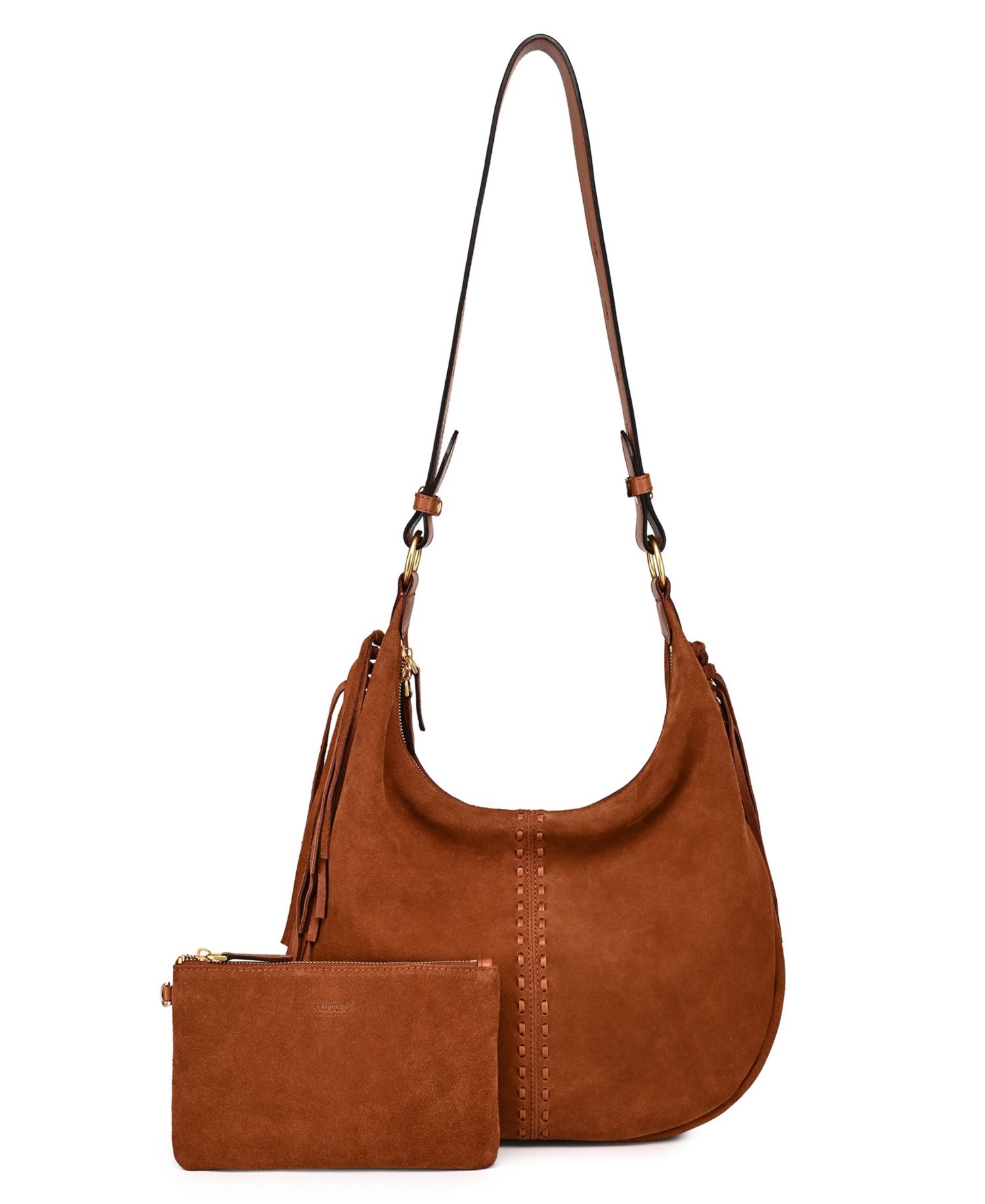 Hydrangea Large Leather Shoulder Handbag