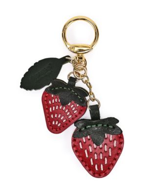 Strawberry Mini Handcrafted Botanical Fruit Key Chain