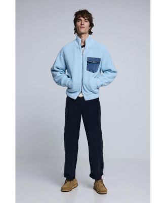 Men's Double zipper knit sweater