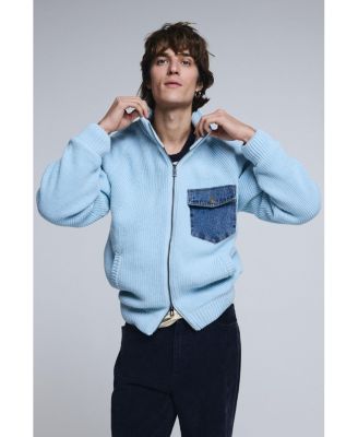 Men's Double zipper knit sweater