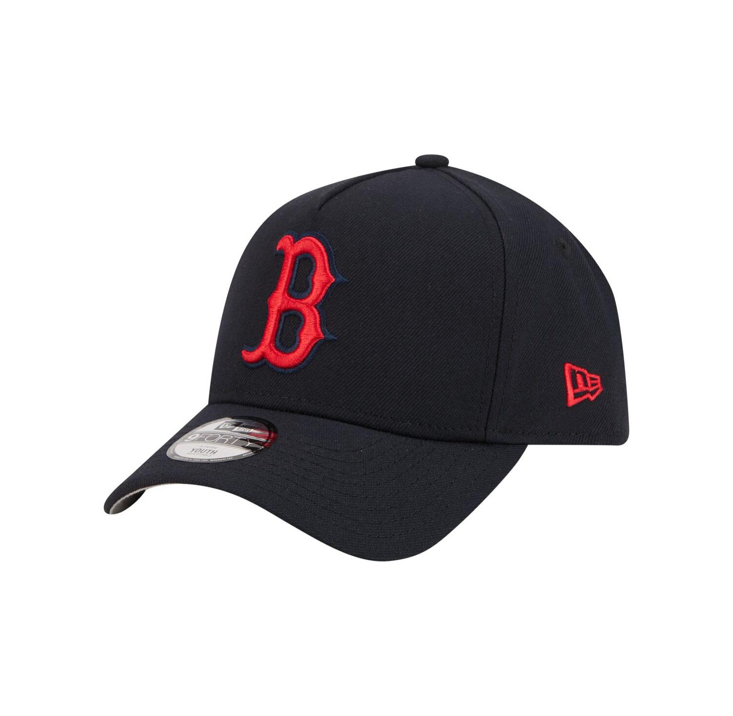 Big Boys and Girls Navy Boston Red Sox 9FORTY A-Frame Adjustable Hat