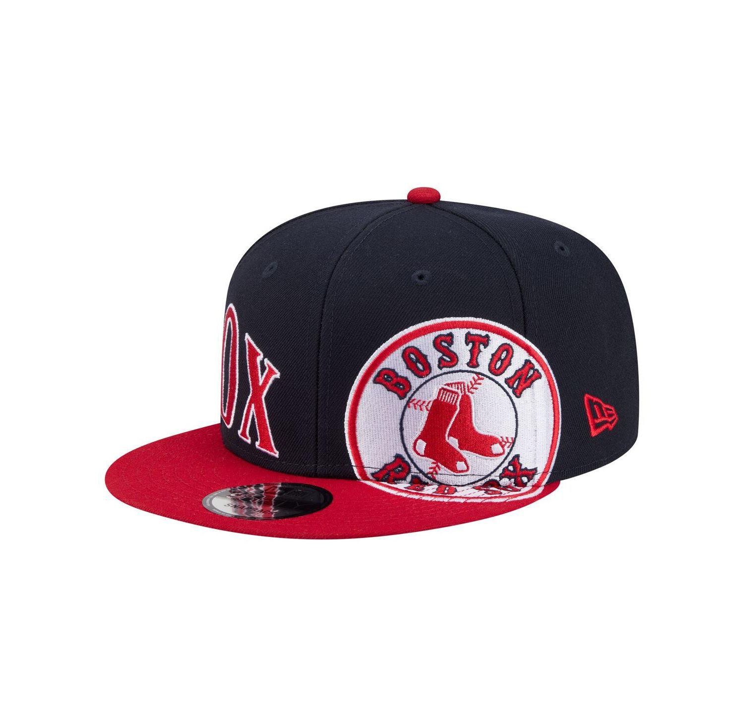 Men's Navy/Red Boston Red Sox Stretched Two-Tone 9FIFTY Adjustable Hat