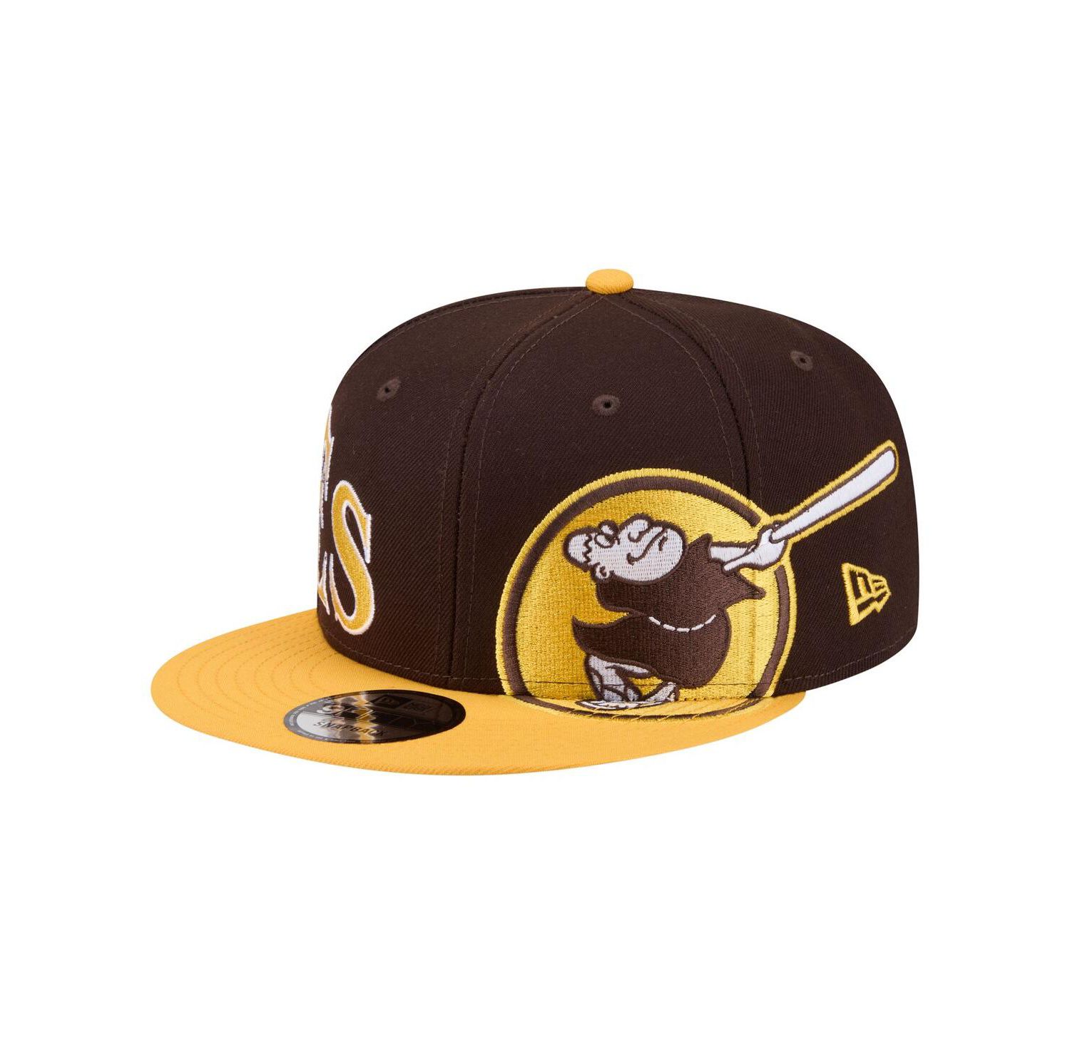 Men's Brown/Gold San Diego Padres Stretched Two-Tone 9FIFTY Adjustable Hat