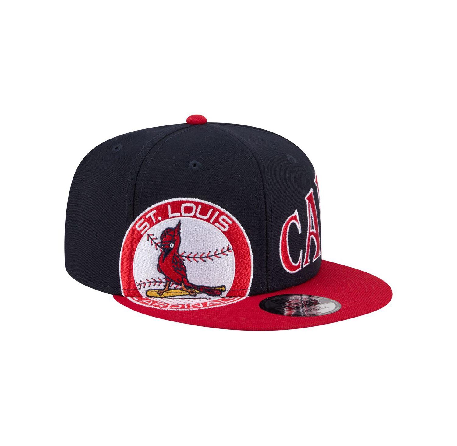 Men's Navy/Red St. Louis Cardinals Stretched Two-Tone 9FIFTY Adjustable Hat