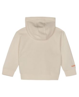 Toddler 2-Piece Cream/Blue New York Knicks Retro Roots Oversized Pullover Hoodie and Pants Set