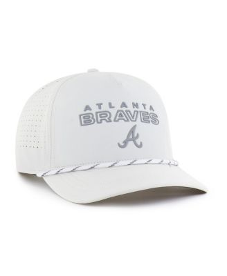 Men's White Atlanta Braves Forward Vault Hitch Adjustable Hat