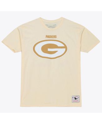 Men's Reggie White Cream Green Bay Packers Sandman Name & Number T-Shirt