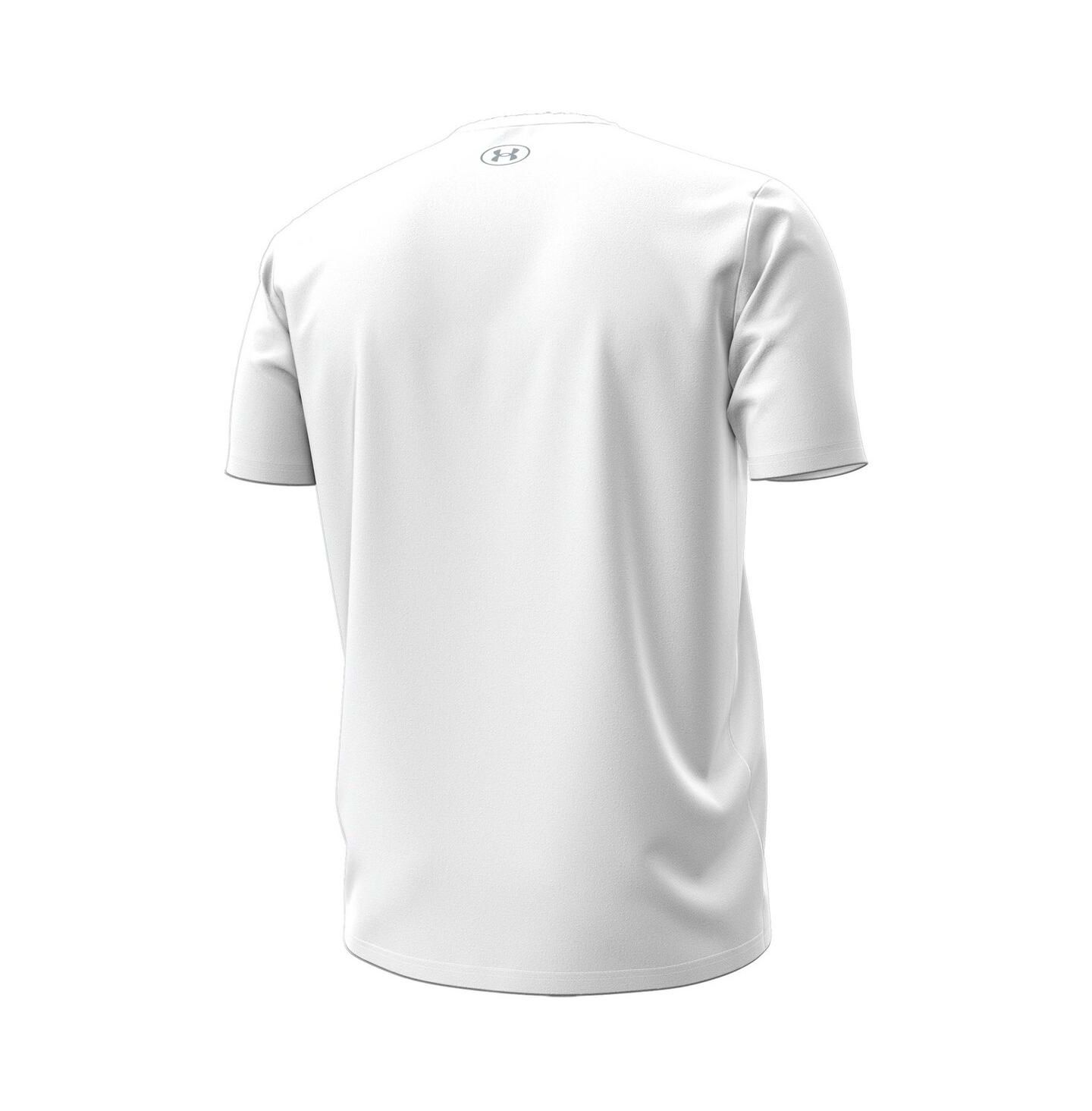Мужская футболка Under Armour Wisconsin Badgers White Out HeatGear — фото 2