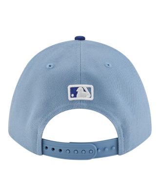 Men's White/Light Blue Kansas City Royals Player Replica 9FORTY M-Crown Adjustable Hat