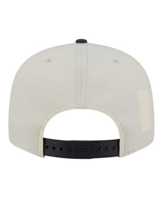 Men's White/Charcoal Vegas Golden Knights Injection Localized Two-Tone 9FIFTY Snapback Hat