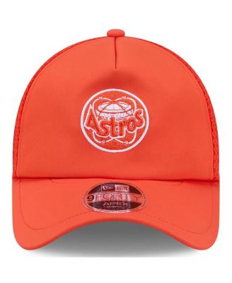Men's Orange Houston Astros 2026 Batting Practice Alternate Apex 9FORTY Adjustable Hat