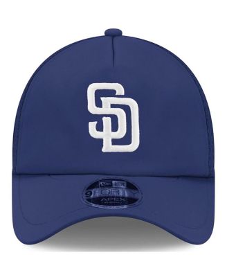 Men's Navy San Diego Padres 2026 Batting Practice Alternate Apex 9FORTY Adjustable Hat