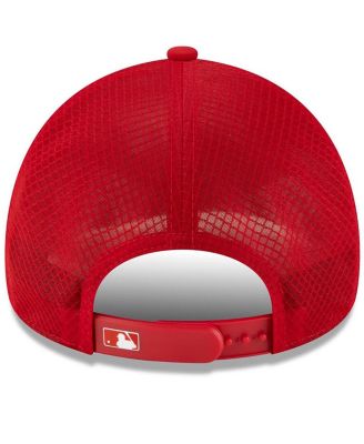 Men's Red St. Louis Cardinals 2026 Batting Practice Alternate Apex 9FORTY Adjustable Hat