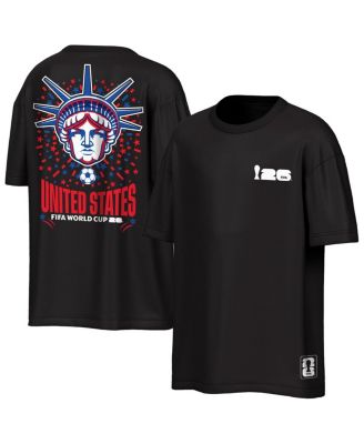 Men's Black USMNT FIFA World Cup 2026 Rally Oversized 2-Hit T-Shirt