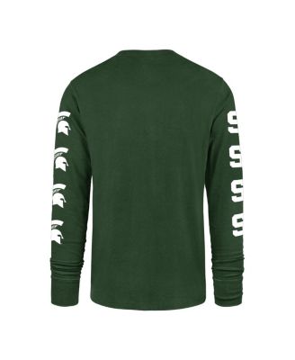 Men's Green Michigan State Spartans Go Big Long Sleeve T-Shirt