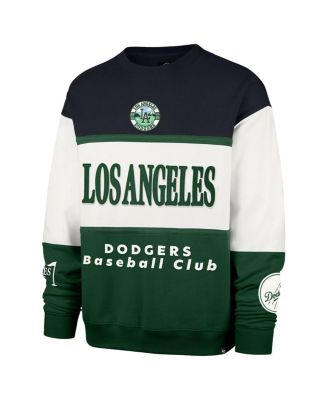 Men's Green Los Angeles Dodgers Tee Up Maximalist Fleece Sweatshirt