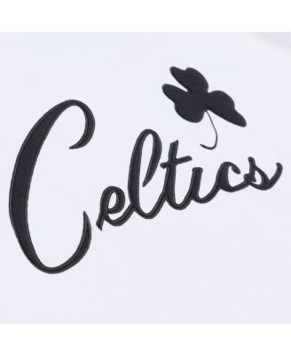 Men's White Boston Celtics Arctic Fleece Sweatshirt