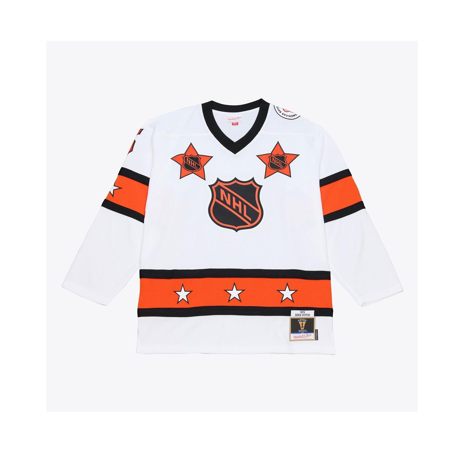 Men's Denis Potvin White 1976 NHL All-Star Game Power Play Jersey