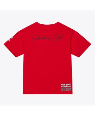 Men's Scarlet Ohio State Buckeyes Double Clutch Premium T-Shirt