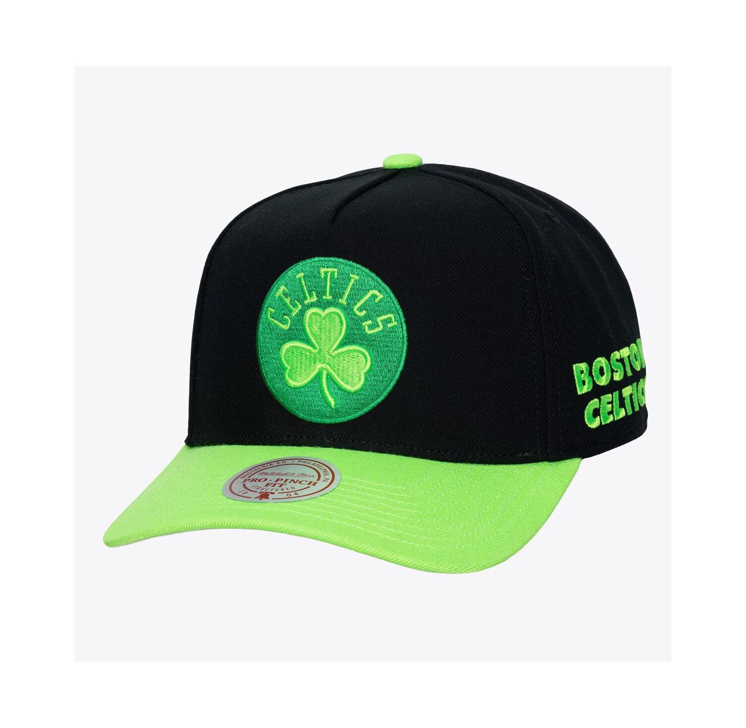 Men's Black Boston Celtics Hardwood Classics Legendary Away Pro-Pinch Adjustable Hat