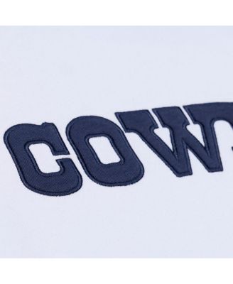 Men's White Dallas Cowboys White Out Fleece Sweatshirt
