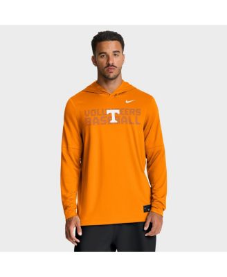 Men's Tennessee Orange Tennessee Volunteers Dugout Dri-FIT Long Sleeve Hooded T-Shirt