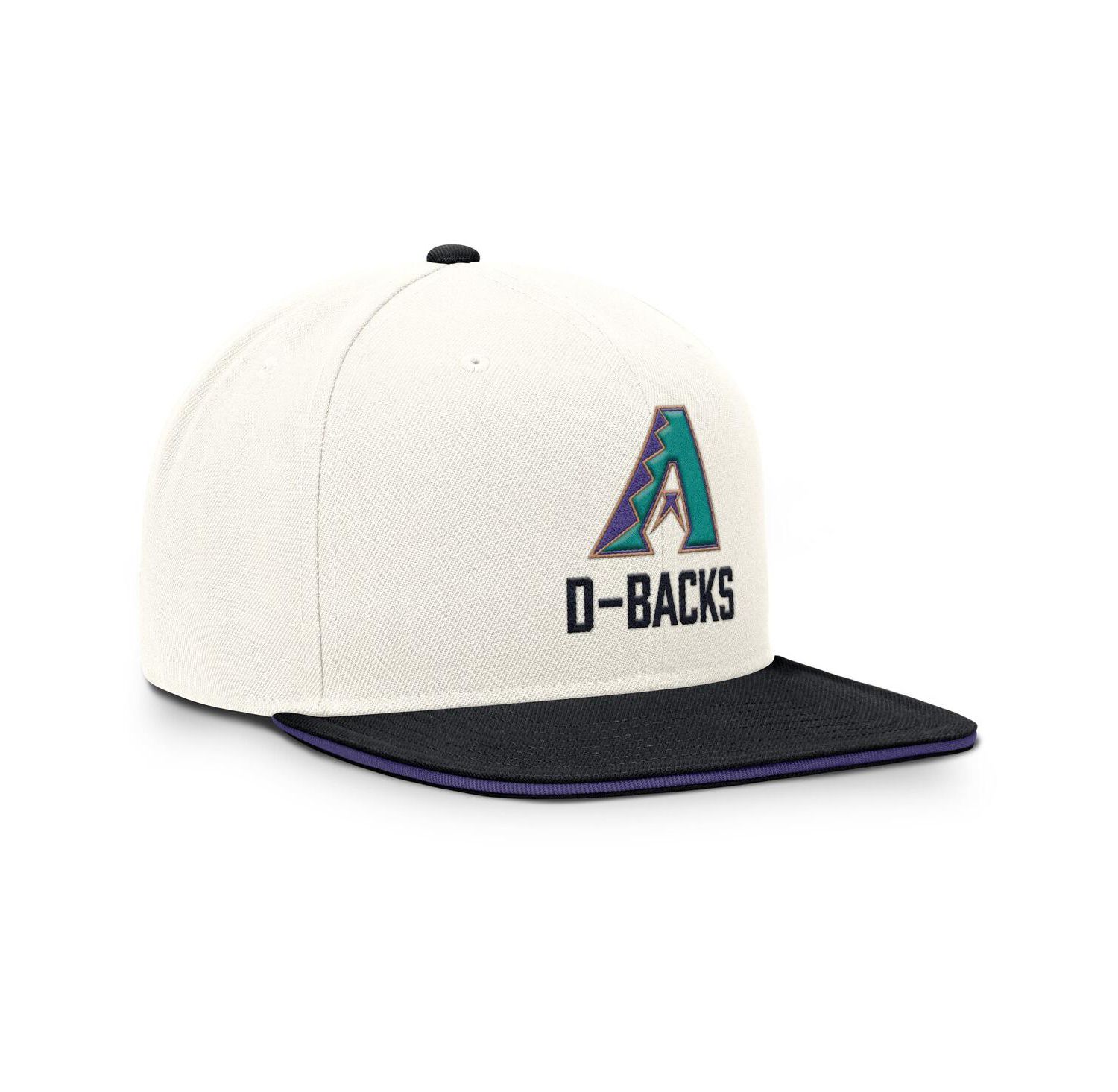 Men's Cream/Black Arizona Diamondbacks Cooperstown Pro Dri-FIT Snapback Hat