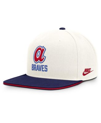 Men's Cream/Royal Atlanta Braves Cooperstown Pro Dri-FIT Snapback Hat