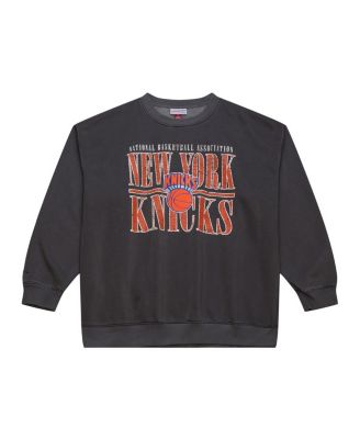 Men's Black New York Knicks NBA Downtown Collection Fleece Sweatshirt