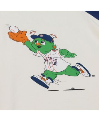 Women's Cream Houston Astros Boyfriend Raglan T-Shirt