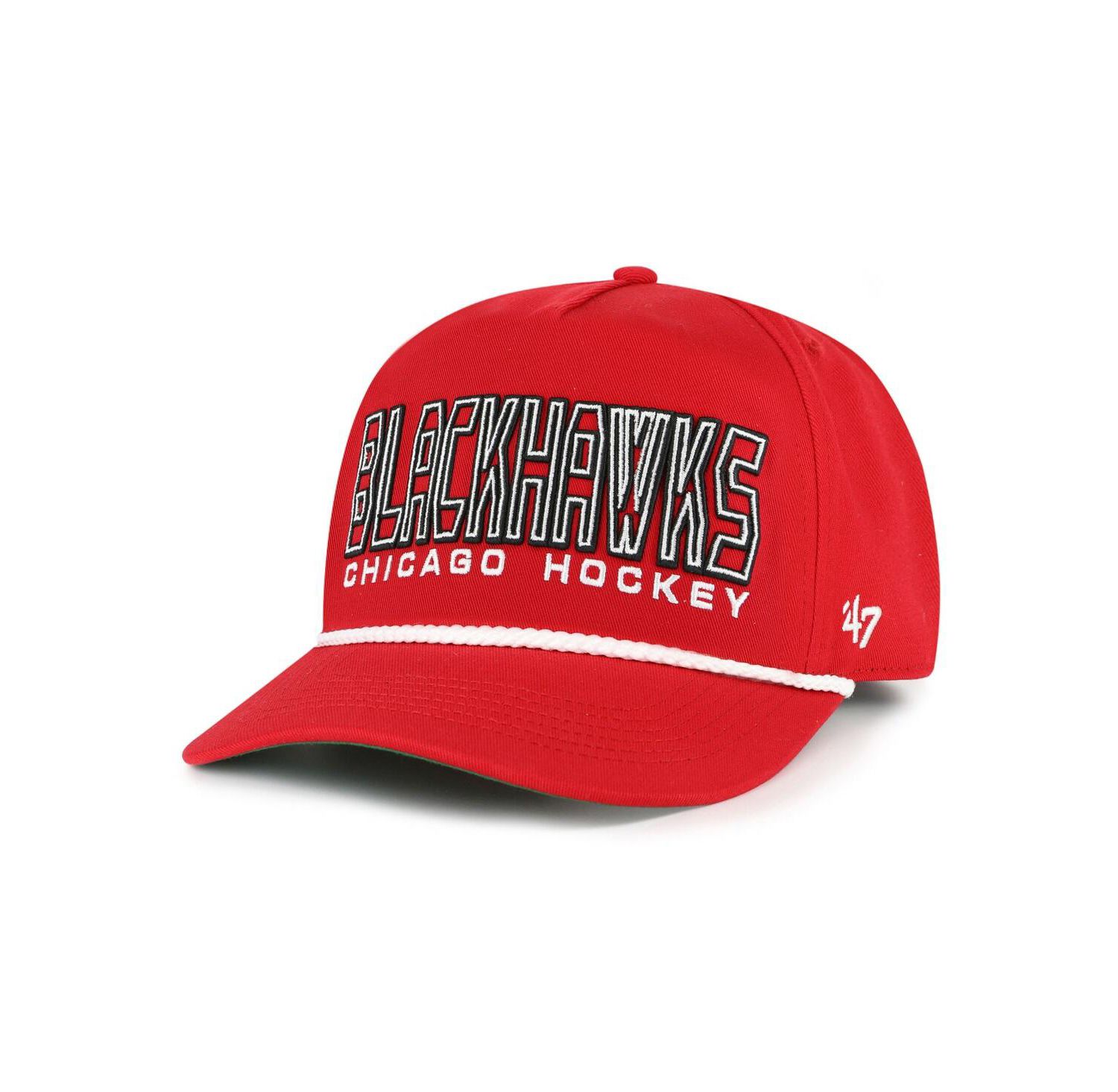 Men's Red Chicago Blackhawks Byline Hitch Adjustable Hat